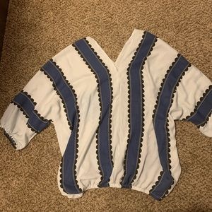 Striped Peasant Blouse
